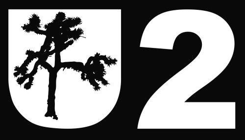 U2 Black and White Logo - U2 Joshua Tree Logo 96.9