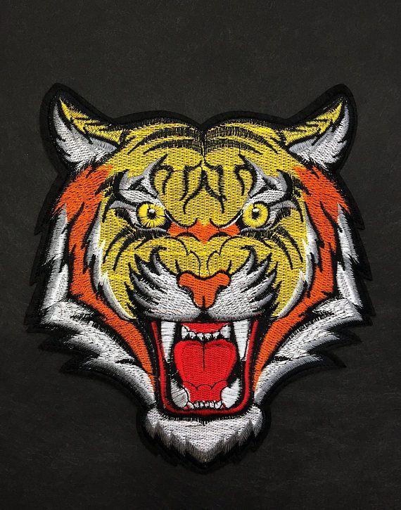 Gucci Tiger Logo - Iron on Patch-Tiger Embroidery Patch-Gucci Style Patch-Iron On Patch ...
