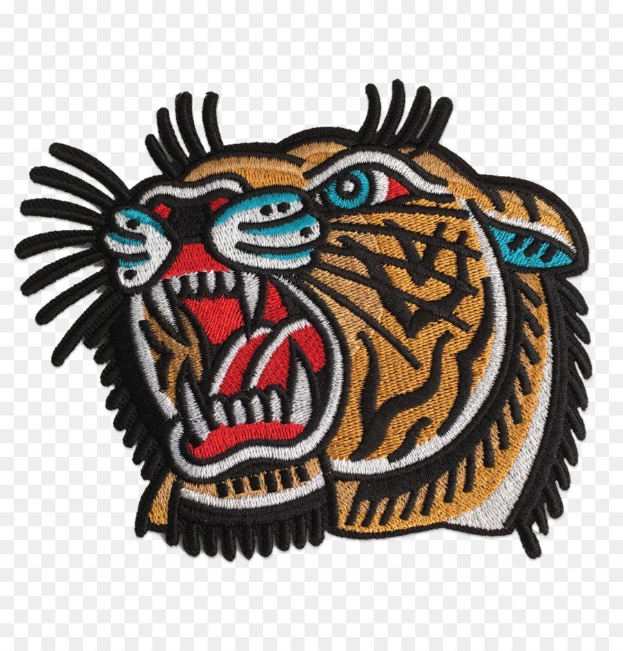 Gucci Tiger Logo - Embroidered patch Iron-on Embroidery Bengal tiger - Gucci logo png ...