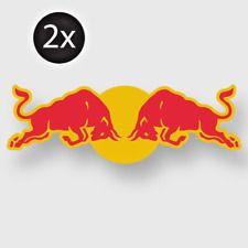 Red Bull Energy Logo - 2x Red Bull Logo Vinyl Sponsor Decal Sticker Pro F1 Athlete Team