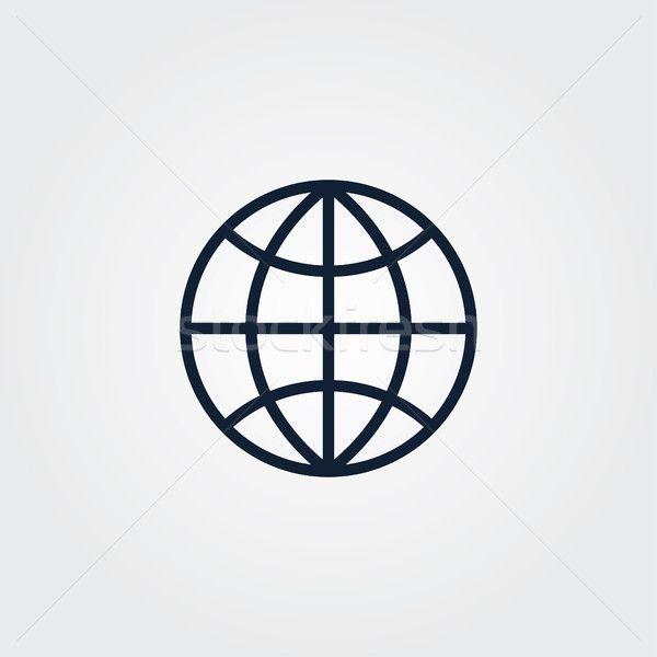Simple Globe Logo - Simple Globe Vector at GetDrawings.com | Free for personal use ...
