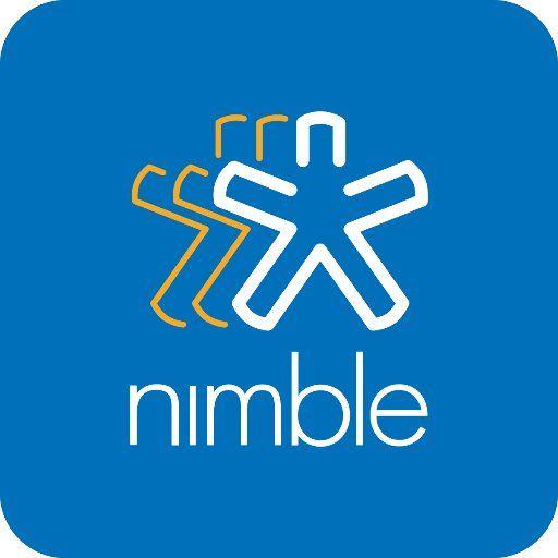 Blue Twitter Logo - Nimble