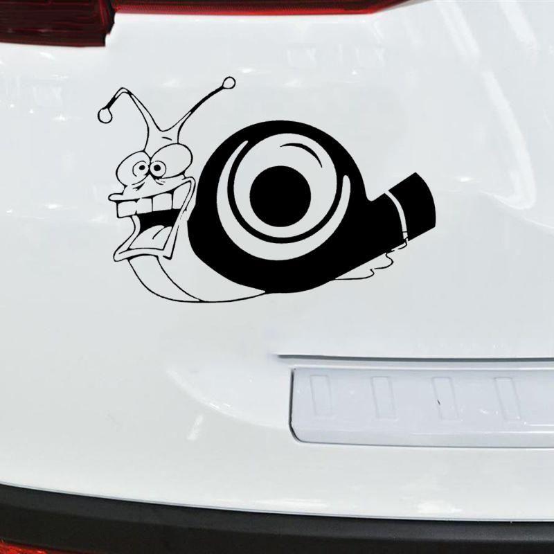Funky Car Logo - 2019 15.5cm*10.5cm Fashion Funky Humour Turbo Snail Fun Unique Car ...