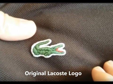 lacoste logo original vs fake