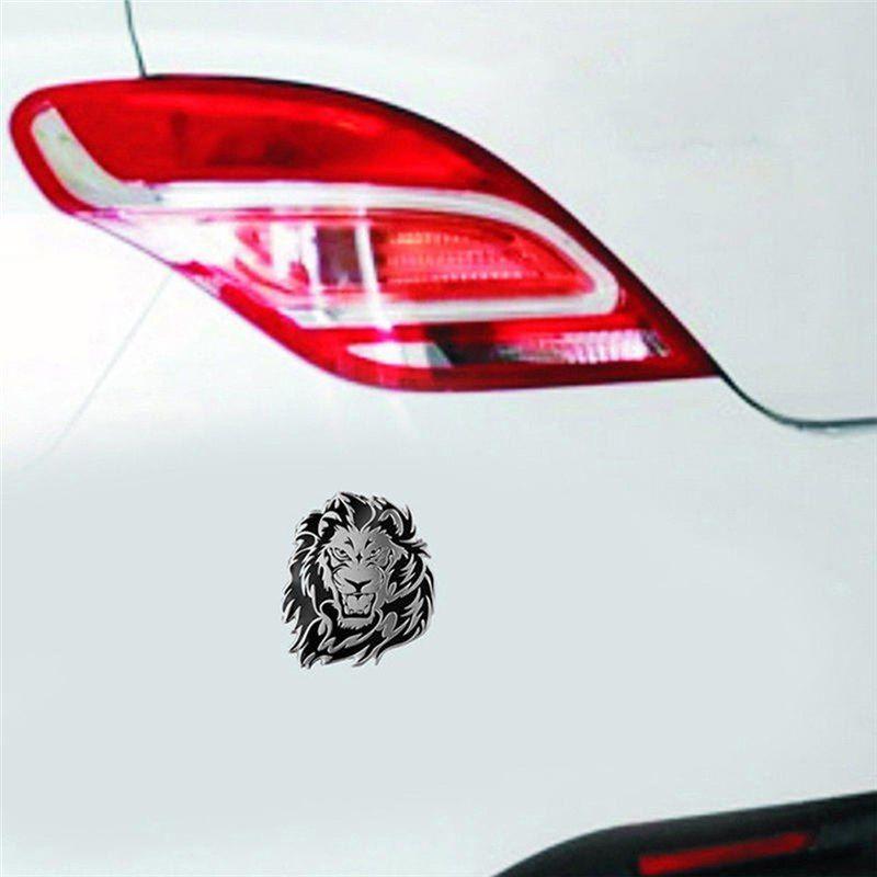 Red Lion Auto Logo - 1pc 3D car Aluminum alloy sticker personality lion auto logo badge