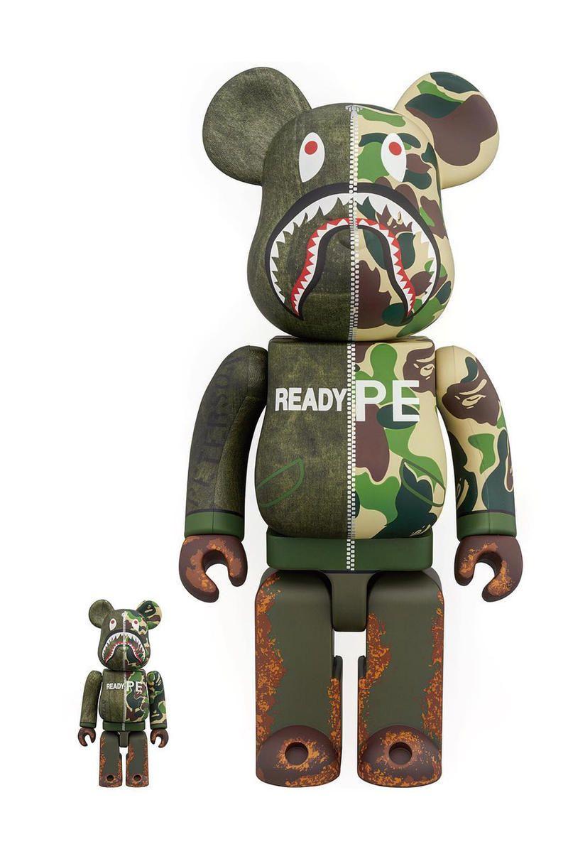 Hypebeast Bear Logo - READYMADE x BAPE x Medicom Toy BE@RBRICK Collab | HYPEBEAST