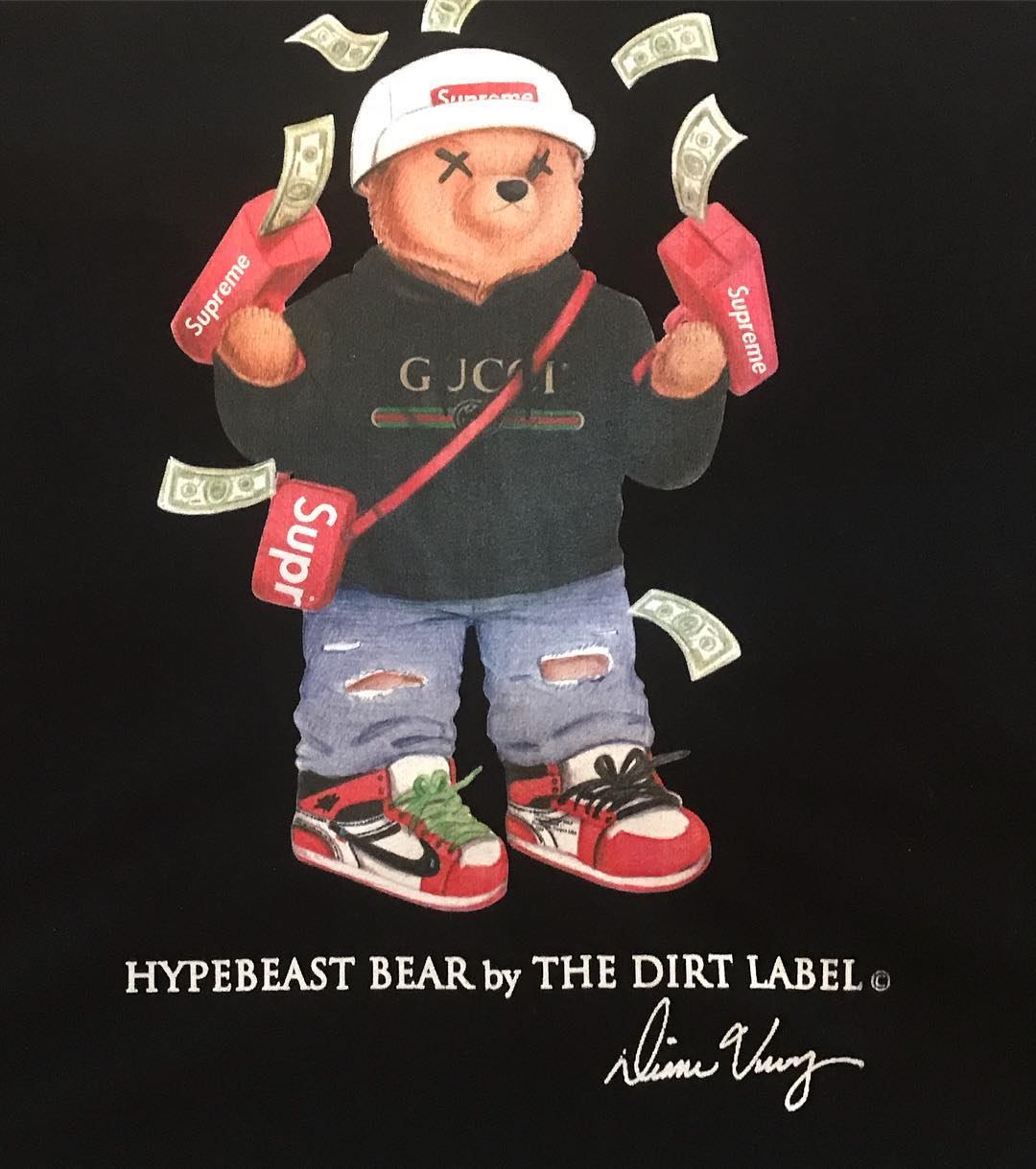 Hypebeast Bear Logo - thedirtlabel - Hash Tags - Deskgram