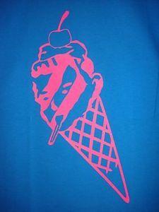 Ice Cream Billionaire Boys Club Logo - bbc PINK Ice Cream MELTING Cone Head Tee blue bape billionaire boys ...