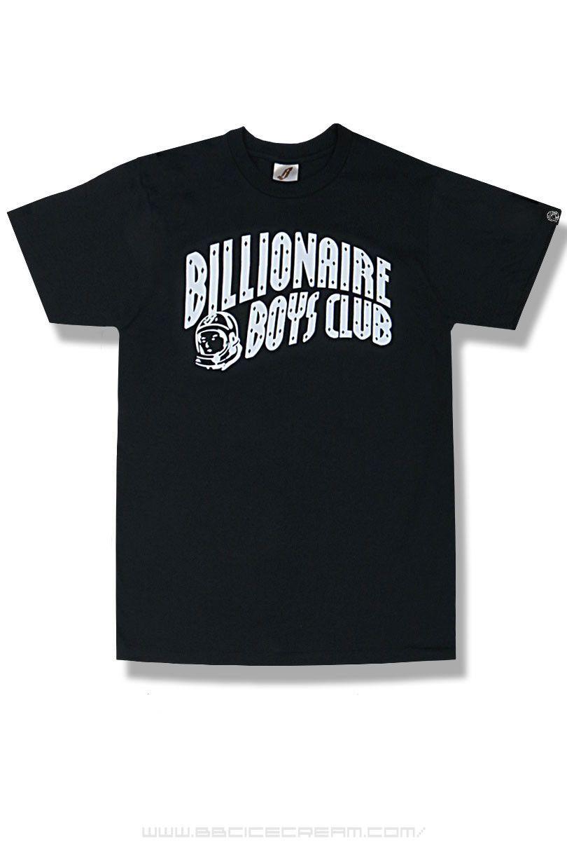 Ice Cream Billionaire Boys Club Logo - BBC Classic Curve Logo Tee - T Shirts - Billionaire Boys Club