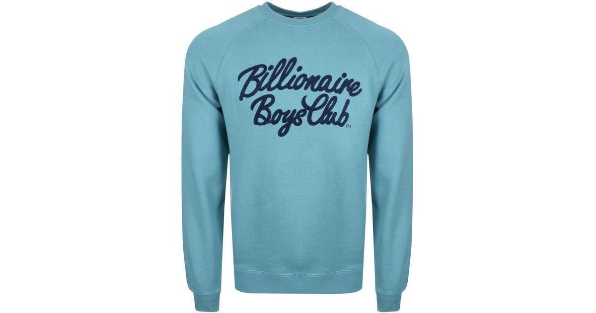 Ice Cream Billionaire Boys Club Logo - BBCICECREAM Billionaire Boys Club Script Logo Sweatshirt Blue in ...