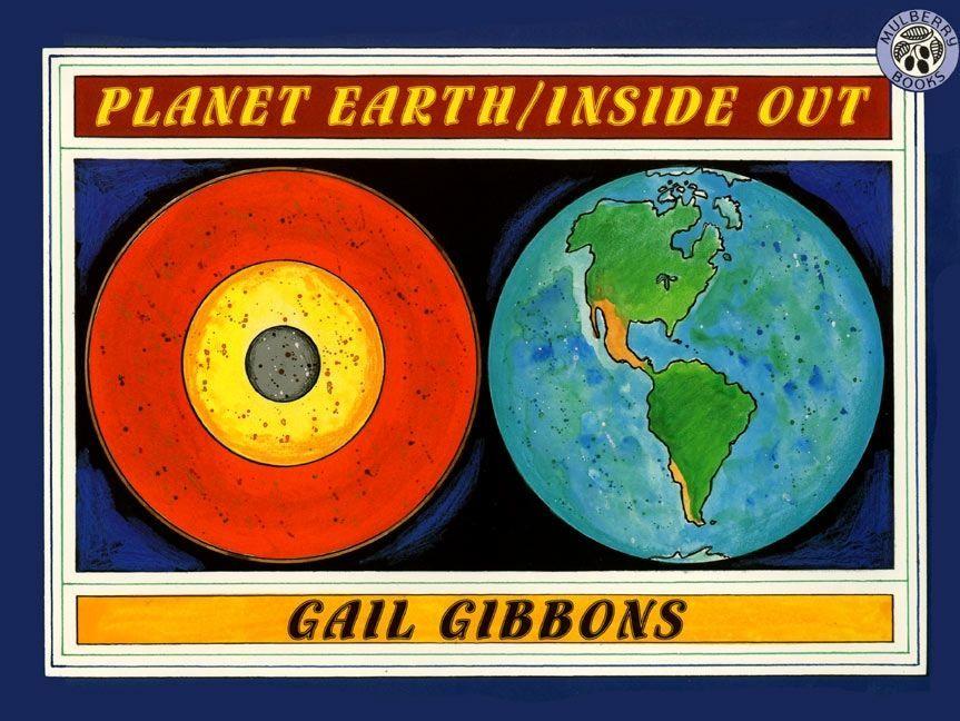 Earth Inside a Red Circle Logo - Planet Earth Inside Out