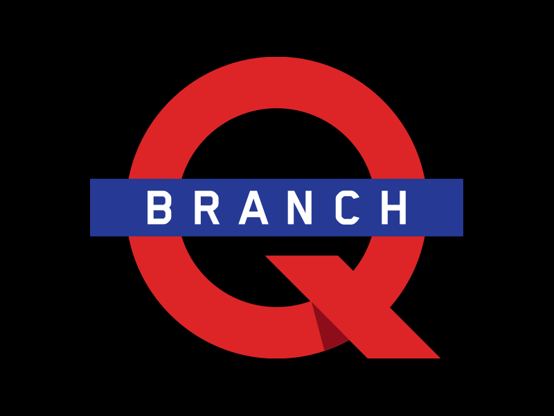 Q Symbol in Logo - Q Branch Logo
