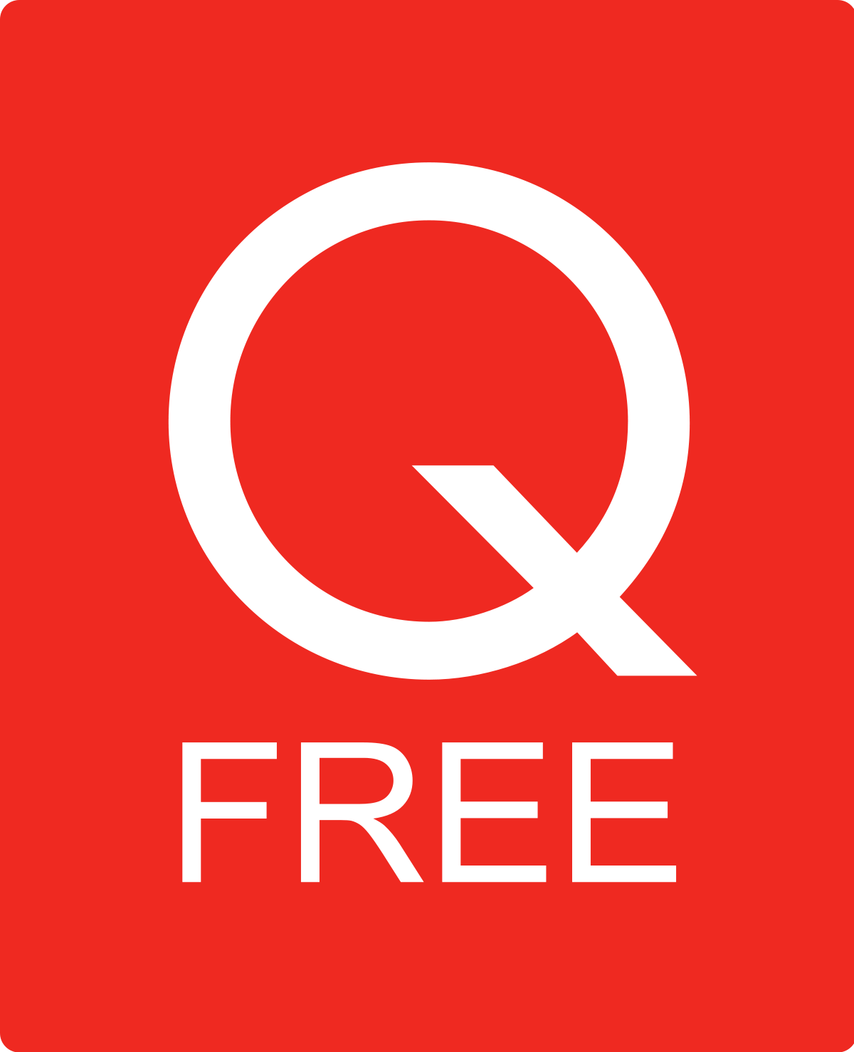 Q Symbol in Logo - Q Free