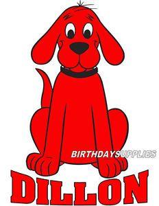 Big Red Dog Logo - New Personalized Custom Clifford The Big Red Dog T Shirt Add Name ...