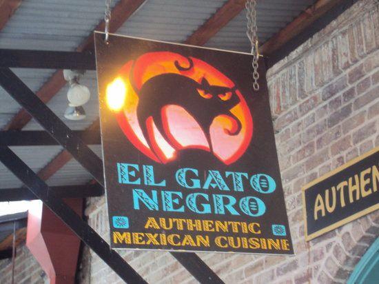 French Quarter Restaurant Logo - El Gato Negro Mexican Restaurant, New Orleans Quarter