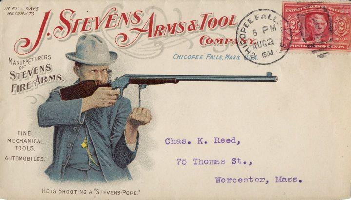 Stevens Arms Logo - Classic Hunting Collectibles - Envelopes (Covers)