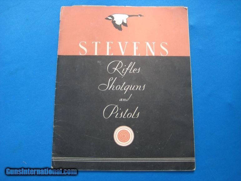 Stevens Arms Logo - J. Stevens Arms Co. Catalog #60 circa 1935