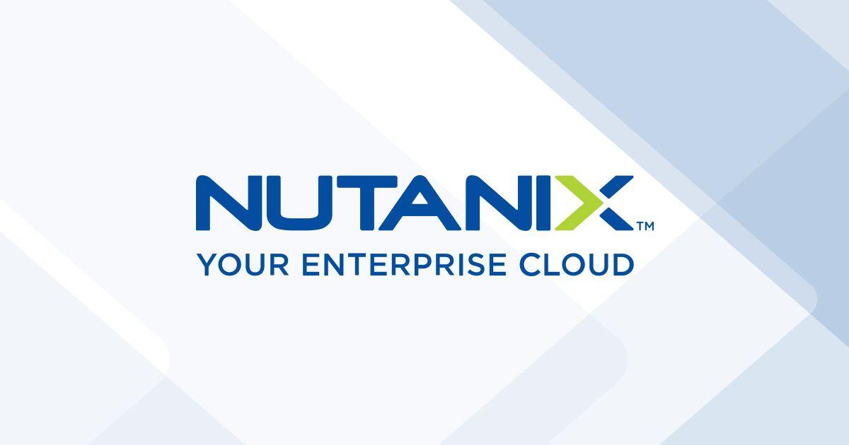 Nutanix Logo - Nutanix Enterprise Cloud any application at any scale