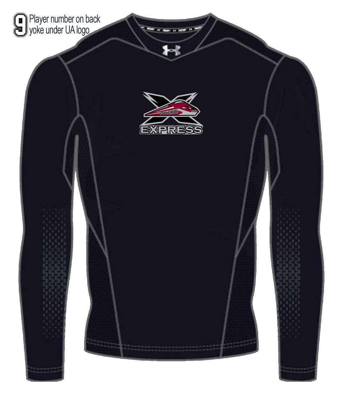 Express Apparel Logo - Express Adult Compression Long Sleeve Tee - NRG Active Apparel ...