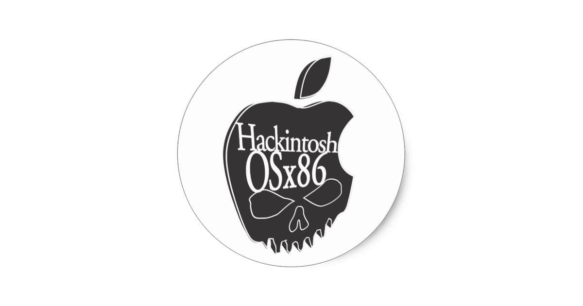 Hackintosh Logo - Hackintosh OSx86 Logo 3D Sticker | Zazzle.co.uk