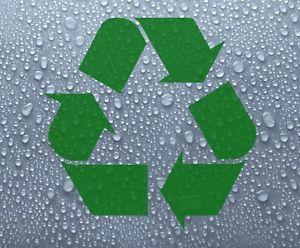 Large Recycle Logo - Recycle recycling logo symbol vinyl wheelie bin decal sticker #1 ...