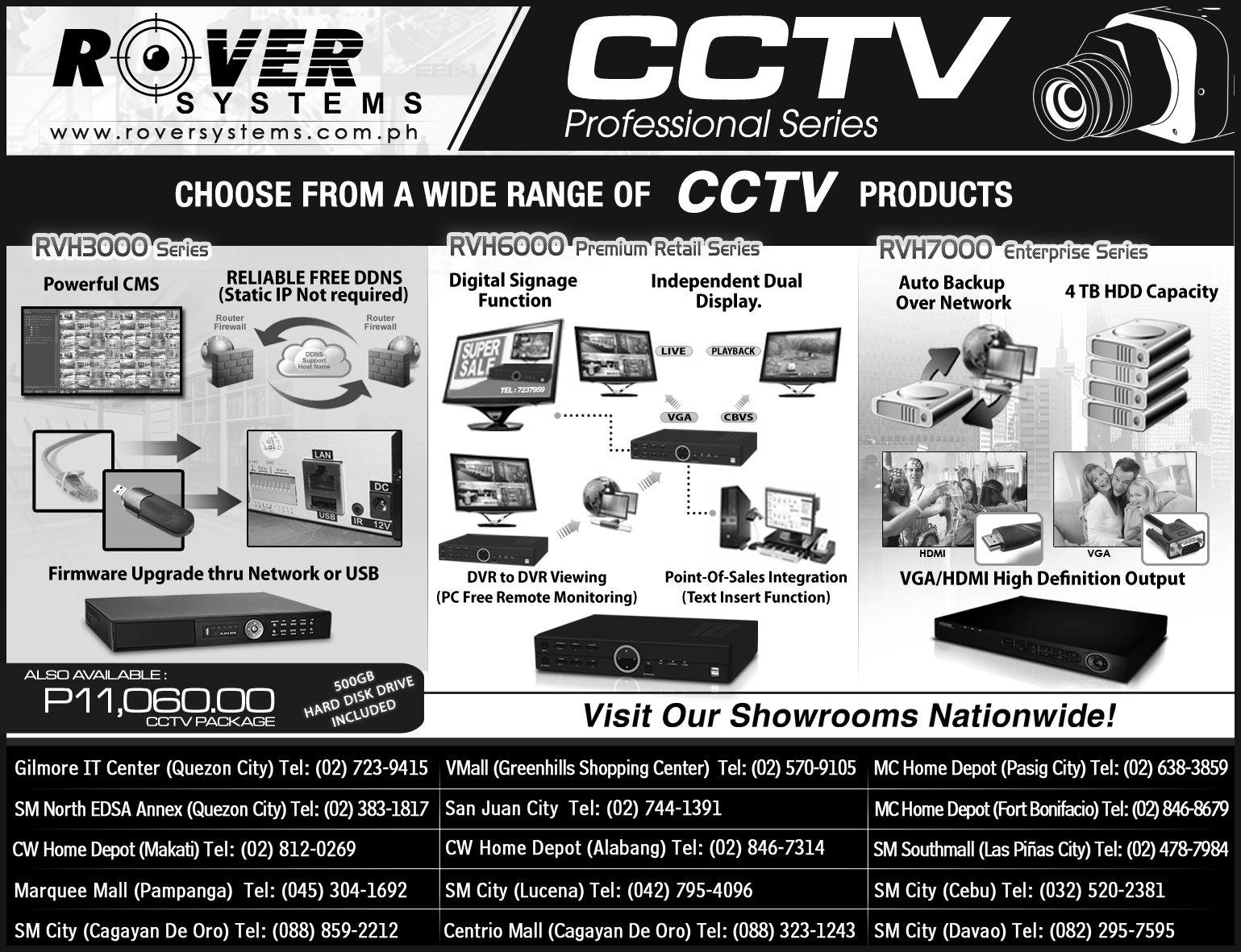 Rover CCTV Logo - Rover Systems Newspaper Ad (June - August 2013) - CCTV Philippines ...