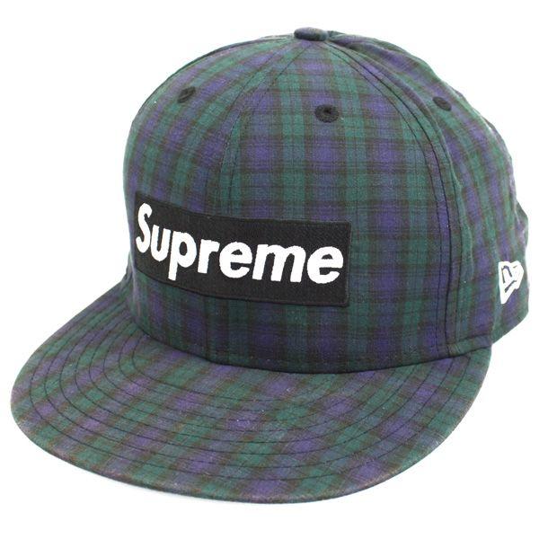 Plaid Supreme Box Logo - stay246: SUPREME (shupurimu) BOX logo NEW ERA CAP check pattern new ...