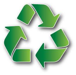 Large Recycle Logo - Lead Recycle Program. MarShield Custom Radiation