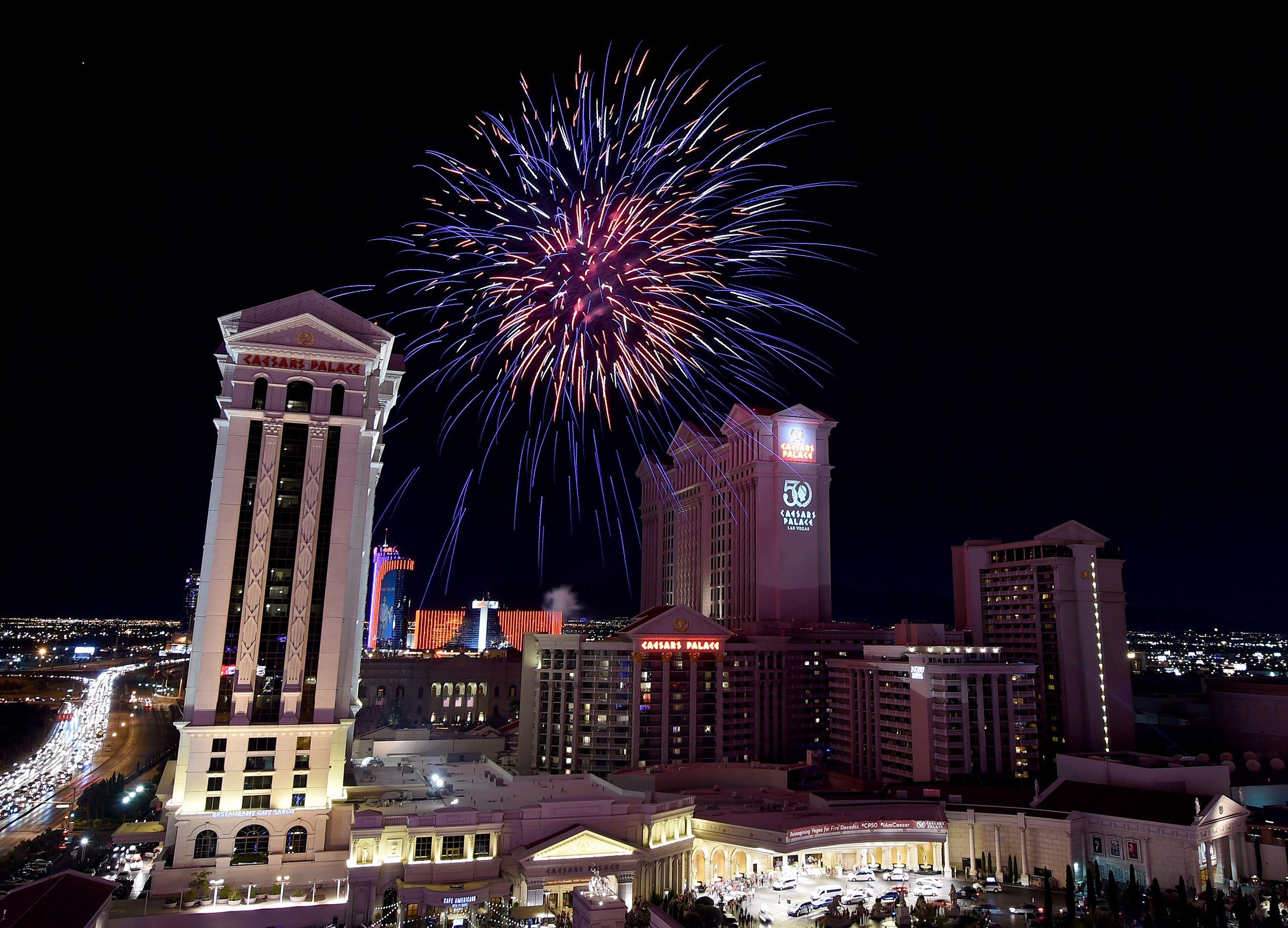 Caesars Palace 50th Logo - Caesars Palace Takes to the Skies for Ultimate Independence Day ...