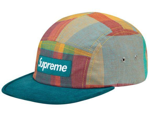 Plaid Supreme Box Logo - Supreme - Madras Camp Cap | Work - Spring/Summer 2014. | Pinterest ...