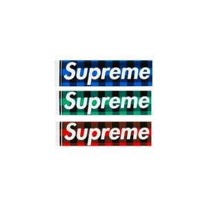 Plaid Supreme Box Logo - Supreme Buffalo Plaid Box Logo Stickers – On The Arm