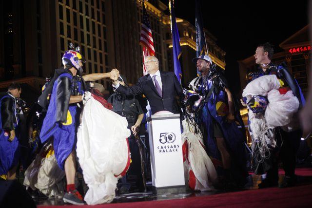 Caesars Palace 50th Logo - Hail Caesars!: Strip resort celebrates 50 years with fireworks ...