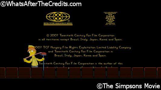 End Credits Logo - The Simpsons Movie End Credits