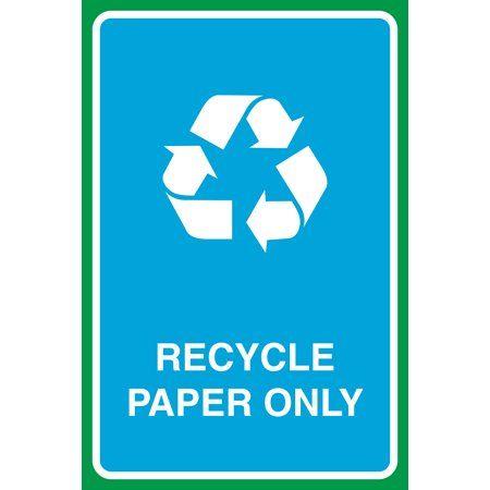 Large Recycle Logo - Recycle Paper Only Print Recycle Symbol Picture Large Public Trash ...