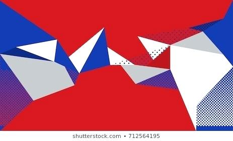 Red Triangle with White Cross Logo - Blue Red And White Blue Red Green And White Vans