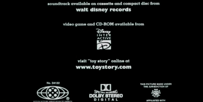 End Credits Logo - Disney Interactive Toy Story 1995 Ending Credits Logo.png