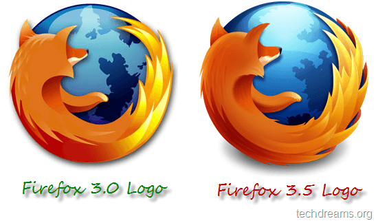 Mozilla Firefox Old Logo - Mozilla Releases Firefox 3.5 New Logo Set Downloads In Various
