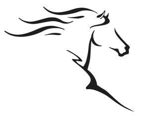 Abstract Horse Logo - Abstract horse in motion logo this. horse logos. Drawings