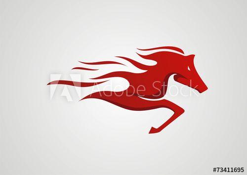 Abstract Horse Logo - Horse logo abstract vector this stock vector and explore