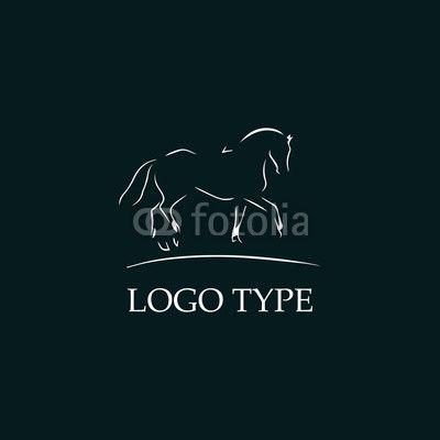 Abstract Horse Logo - abstract horse logo. Buy Photo