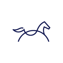 Abstract Horse Logo - Tag: abstract | Identity designer Deividas Bielskis