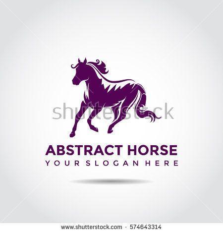 Abstract Horse Logo - Abstract Horse Logo template. silhouette style. Vector Illustrator