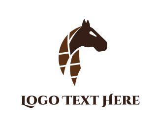 Abstract Horse Logo - Equestrian Logo Maker