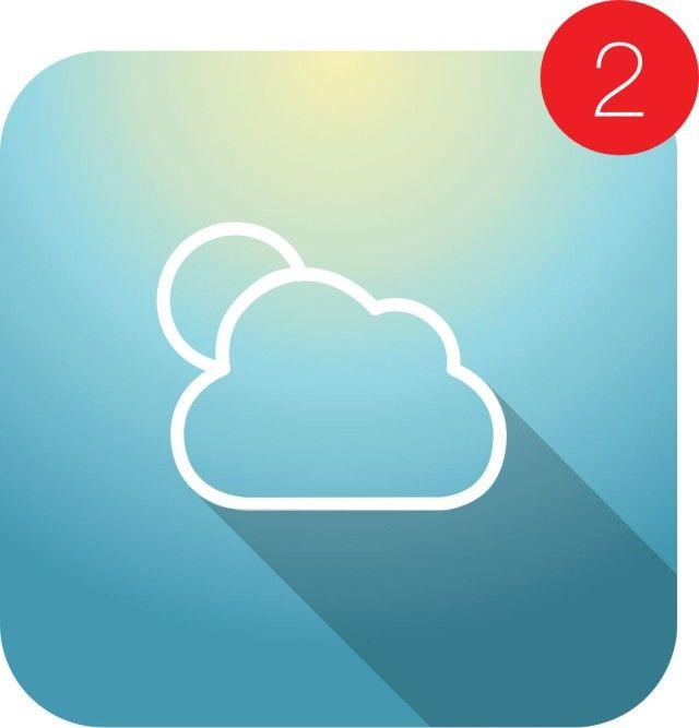 Weather App Logo - Get A Live Weather Icon In iOS 7 With This Jailbreak Tweak | Cult of Mac