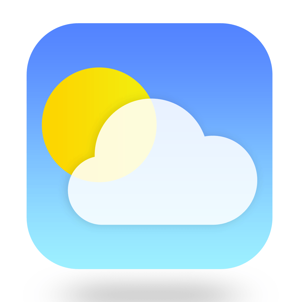 Weather App Logo - Creative Designs Idea Free: Weather App Icon. App Icon's. App icon