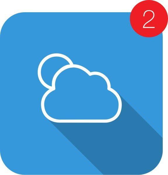 Weather App Logo - weather-app-icon-flat | Pixelmator Templates