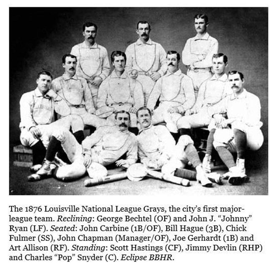 Louisville Grays Logo - Four Baseball Parks - Historic Photos Of Louisville Kentucky And ...