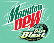 Mountain Dew Baja Blast Logo - Mtn Dew Baja Blast
