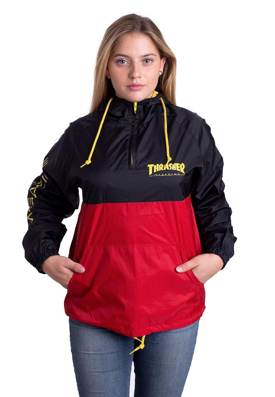 Thrasher Girl Logo - Thrasher - Mag Logo Black/Red - Jacket - Streetwear Shop - Impericon ...