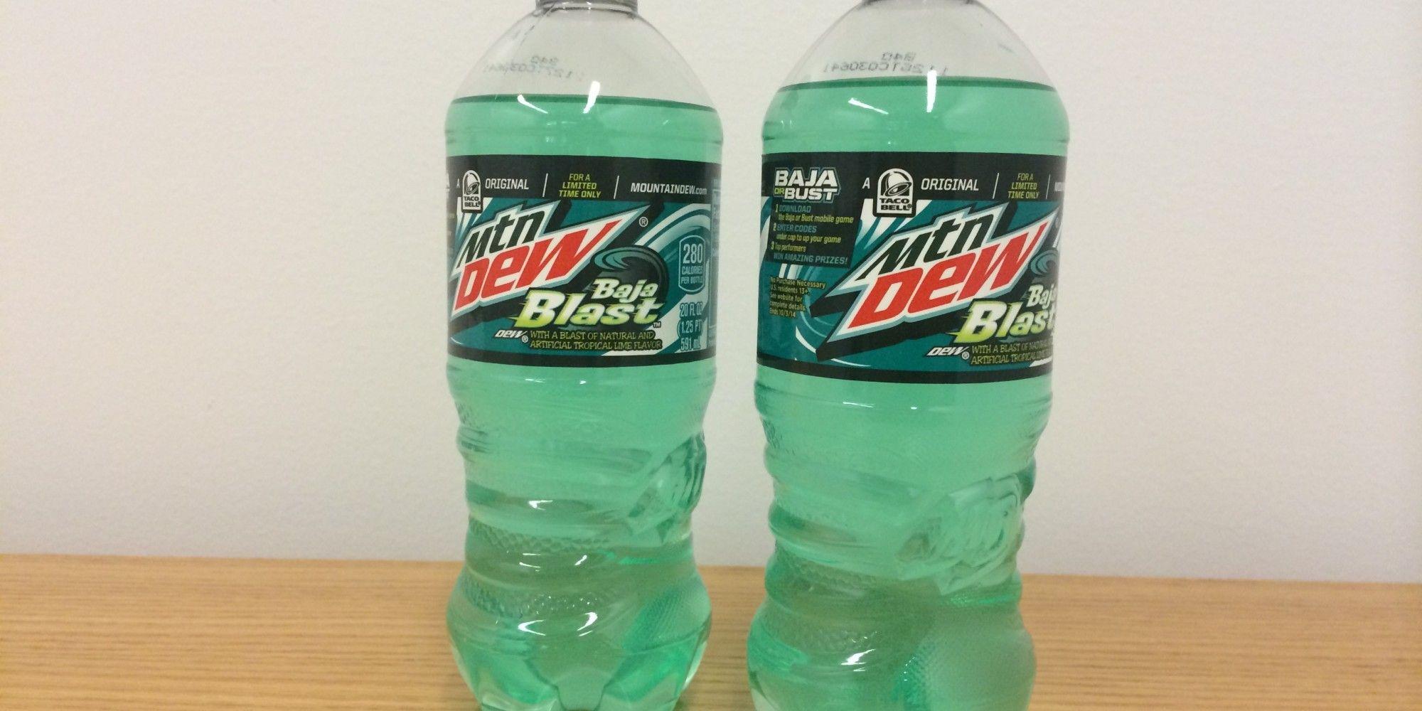 Mountain Dew Baja Blast Logo - Mountain Dew Fanatics, Rejoice! Baja Blast Now Comes In Bottles ...